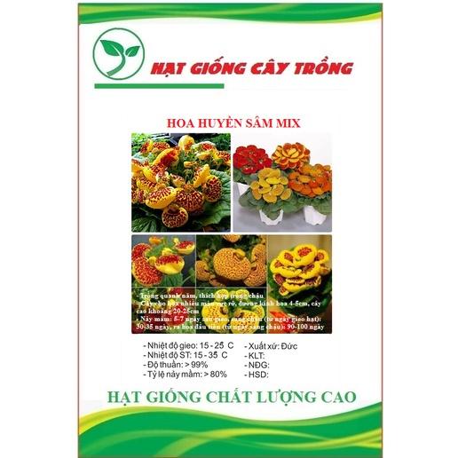 Hạt Giống Hoa Huyền Sâm Nhiều Màu CT440 - Gói 20 hạt