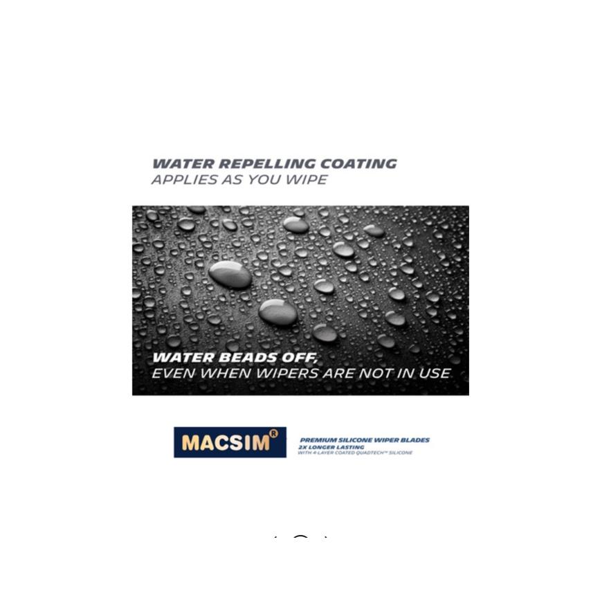 Combo cần gạt nước mưa ô tô Nano Silicon Macsim cho xe Acura TLX/TLX-L 2015-2018