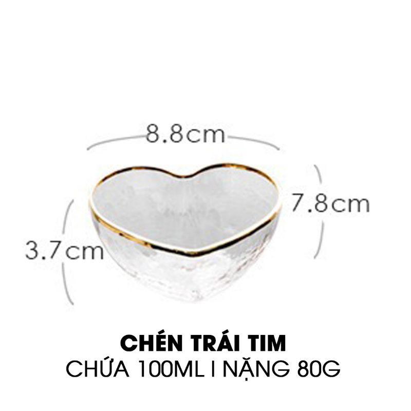 BỘ BÁT HÌNH TRÁI TIM