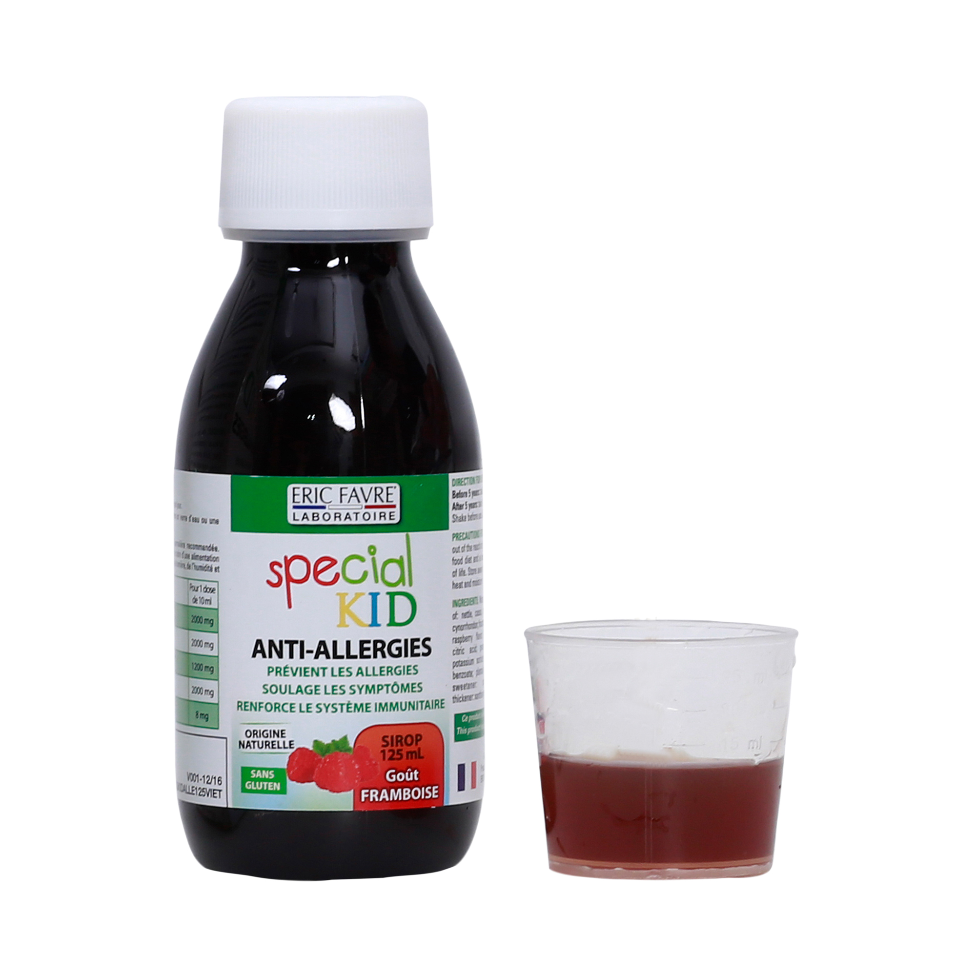 TPBVSK Special Kid Anti-Allergies - Hỗ trợ làm giảm các triệu chứng của dị ứng mẩn ngứa, nổi mề đay (125ml) [Siro – Nhập khẩu Pháp]