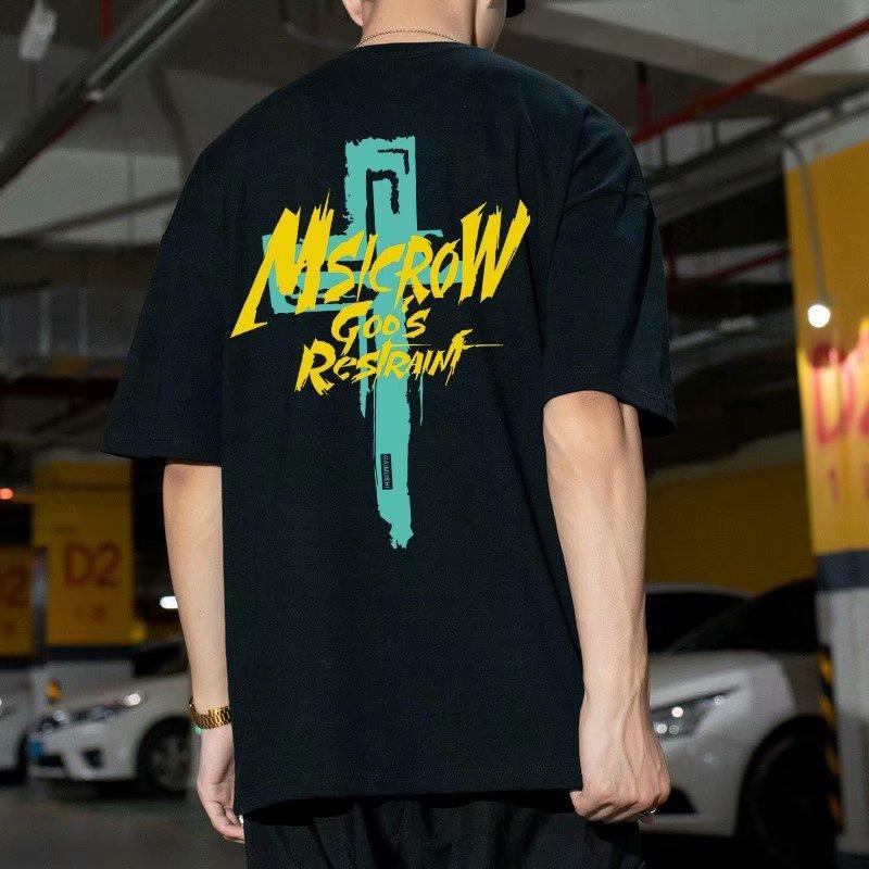 Áo Thun Nam Ngắn Tay In Hình Sáng Tạo