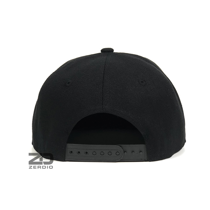 Mũ lưỡi trai hiphop, nón snapback nam nữ SN88 màu đen vải kaki cao cấp