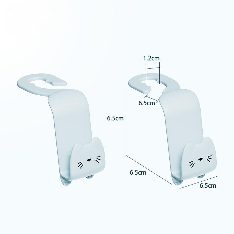 Combo 2 Móc Treo Đồ Sau Ghế Ô Tô Hình Ngộ Nghĩnh, Đáng Yêu/ Móc Treo Đồ Gia Dụng Trong Nhà Chịu Lực Cực Tốt