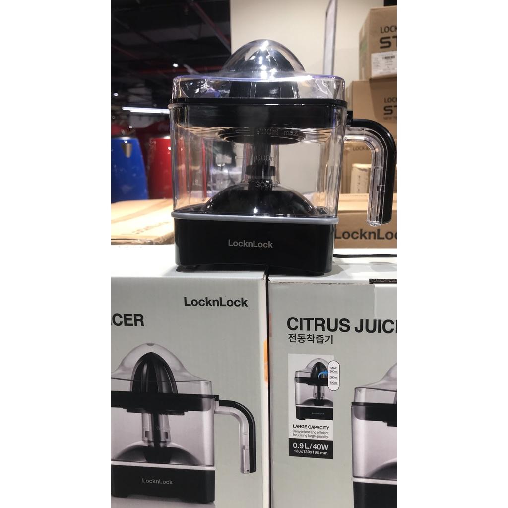 Máy Vắt Cam Thế Hệ Mới Locknlock Citrus Juicer EJJ246BLK 0.9L - Hàng Chính Hãng