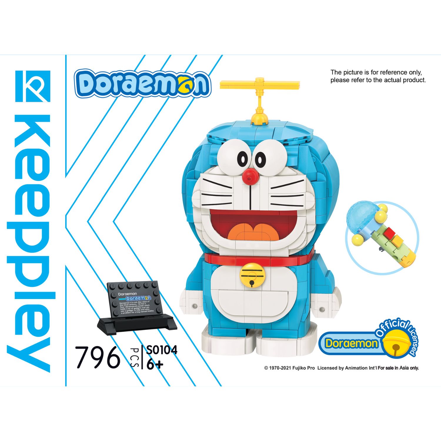 Đồ Chơi Lắp Ráp KEEPPLEY Doraemon S0104 - Herbie Toys