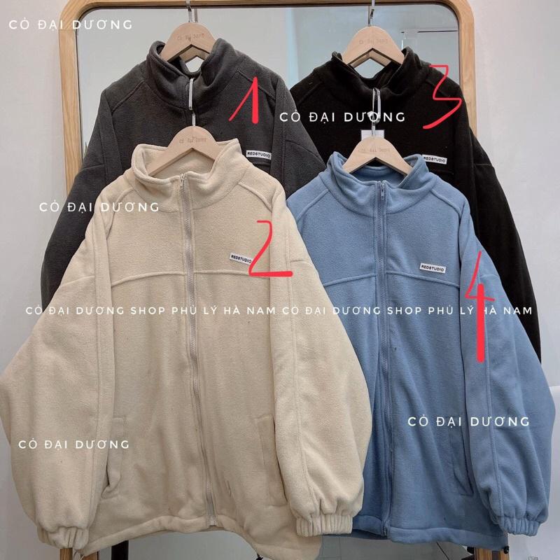 Áo khoác nỉ trần bông REDSTUDIO