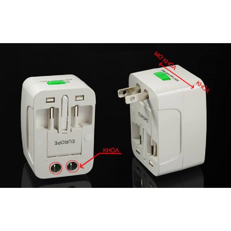 Ổ CẮM DU LỊCH 2 chân, 3 chân - hàng chính hãng MPE