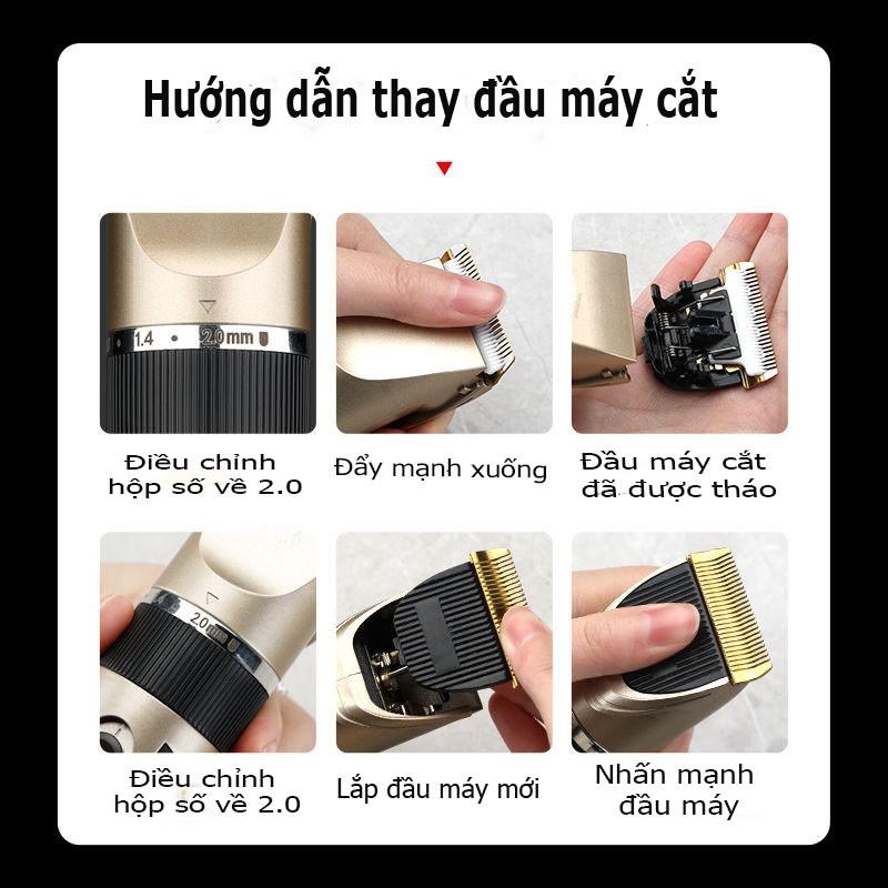 Tông đơ cắt tóc - bộ sạc usb tiện lợi