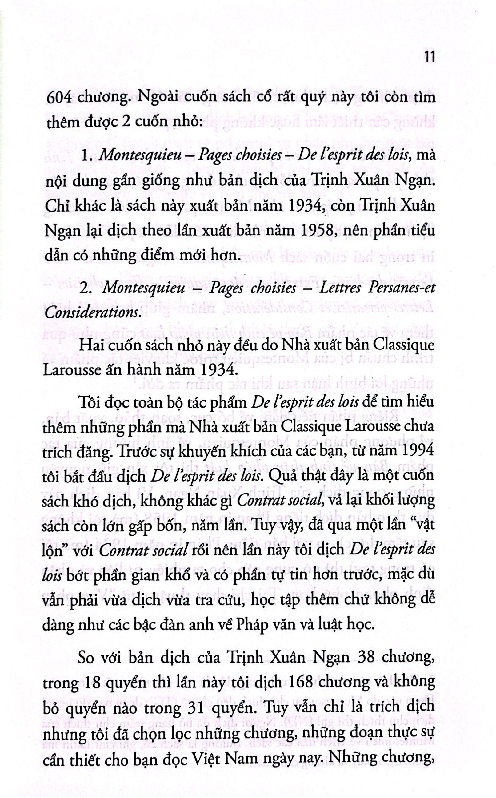 Bàn Về Tinh Thần Pháp Luật (Tái Bản 2023)