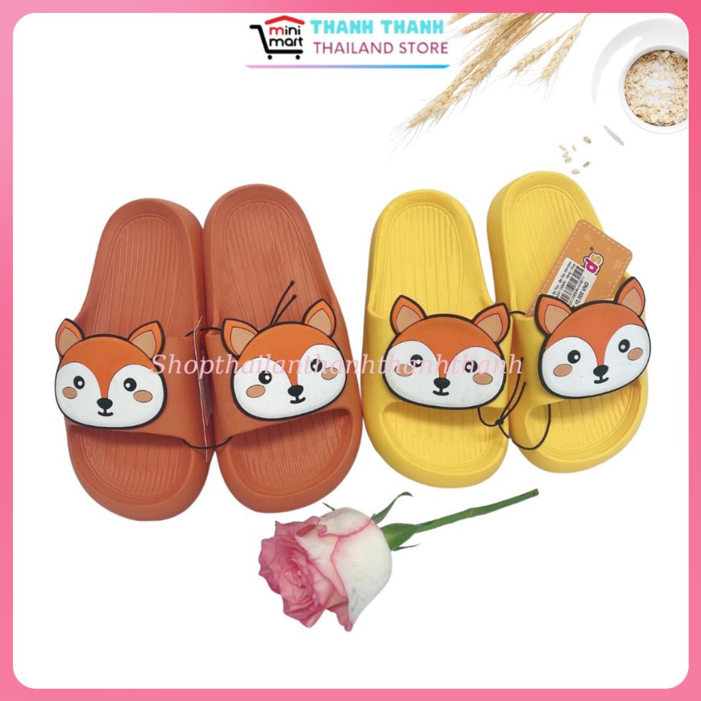 Dép Nhựa Đúc Cho Bé MONOBO AD01DEER Siêu Nhẹ Hình Thú Đáng Yêu - Thanh Thanh Store - Cam