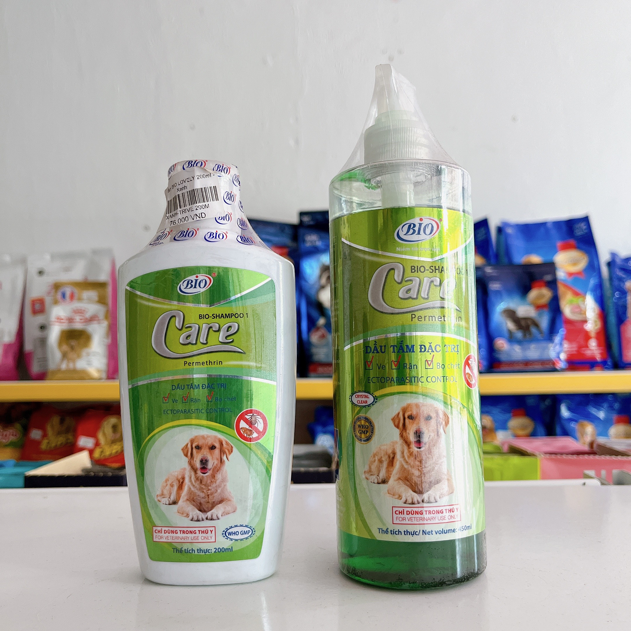 Sữa Tắm Đặc Trị Ve Rận Bọ Chét Cho Chó Mèo Bio Care