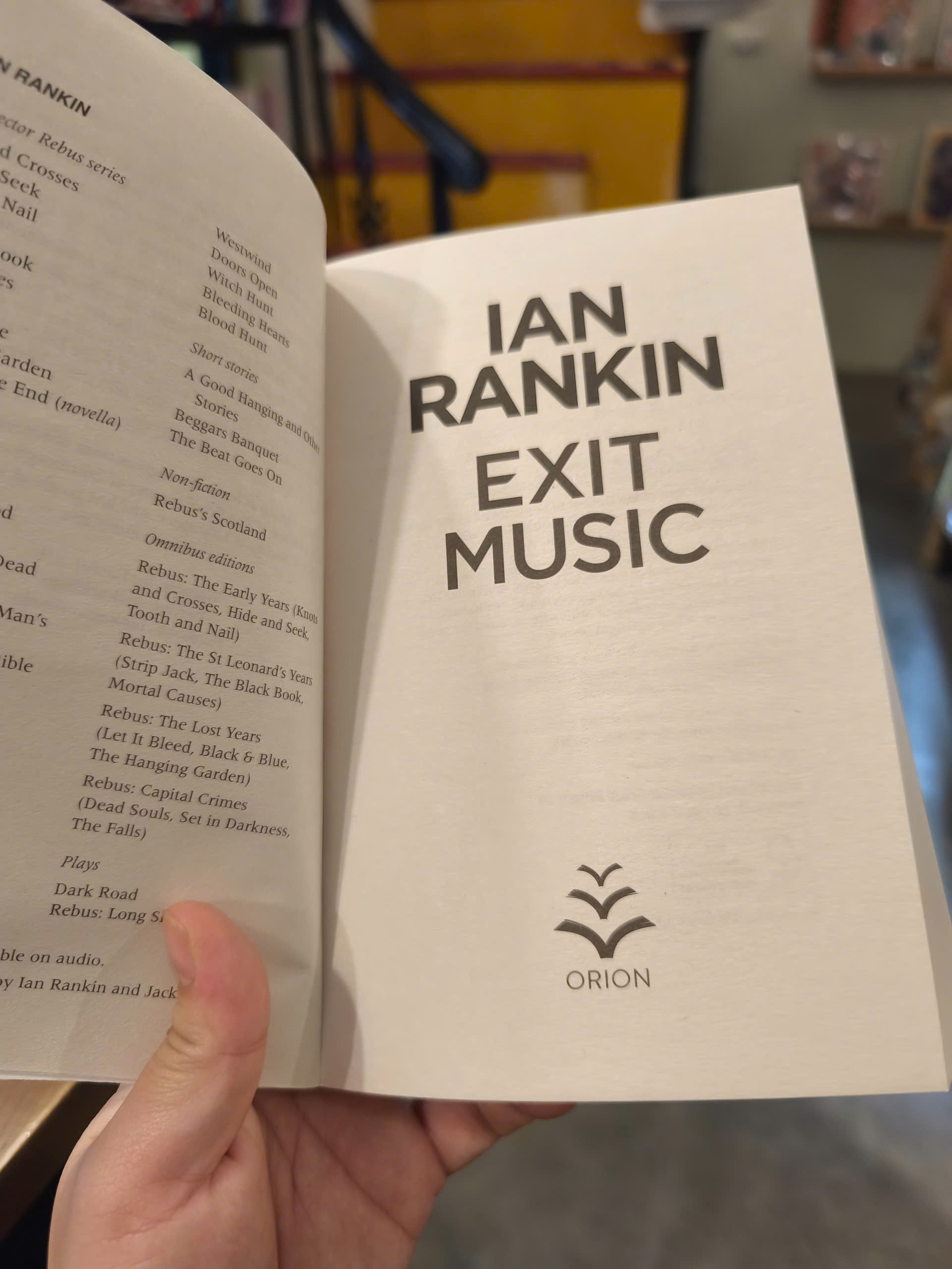 Sách - Exit Music by Ian Rankin | Mystery / Crime / Ngoại văn Nhập khẩu UK / Trinh thám Tiếng Anh