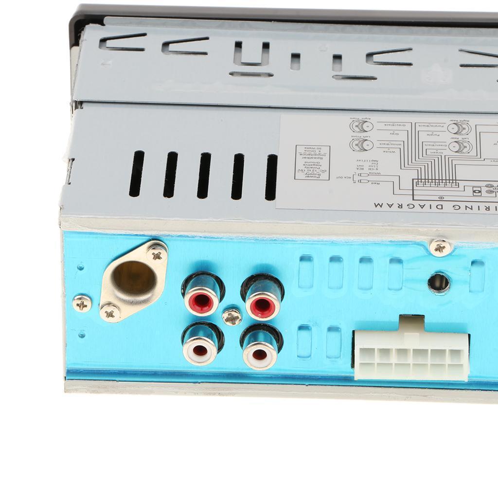 Single Din USB Aux Radio Car Stereo Receiver Audio Play Bluetooth & Remote