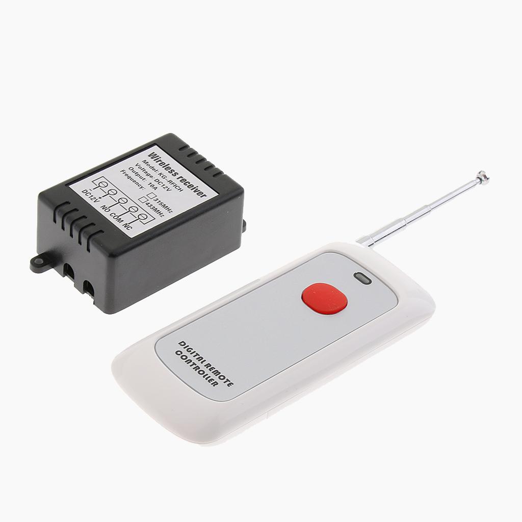 Wireless Remote Control Switch, DC 12V 10A 1000m Long Distance Controller