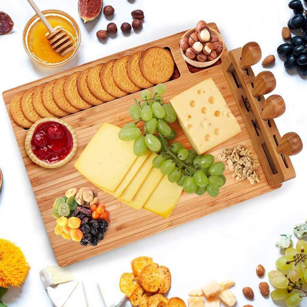 Cheese Board   Platter Serving Meat for Appetizers