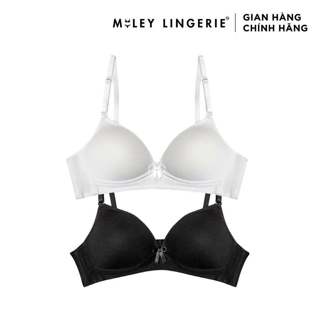 Bộ 2 Áo Ngực Nữ Cotton Không Gọng Miley Lingerie BRW_03