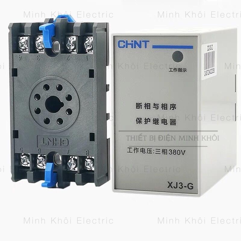 Rơ Le Bảo Vệ Mất Pha Chint XJ3-G, bộ bảo vệ điện áp chống mất pha chint