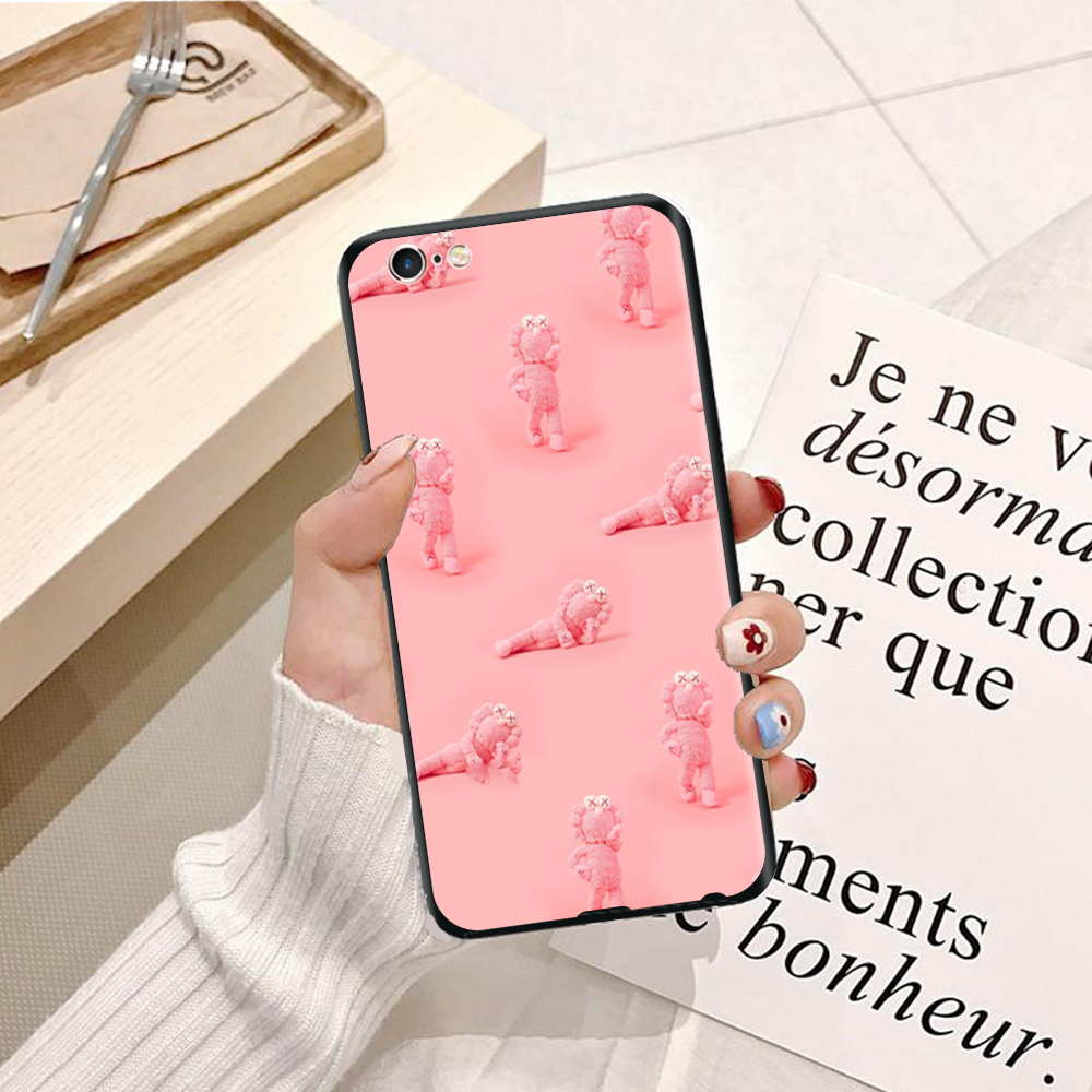 Ốp lưng điện thoại iPhone 6 Plus viền silicon dẻo TPU hình Gấu KAW - Hàng chính hãng