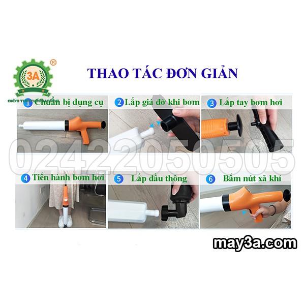 Dụng cụ thông tắc đường ống 3A - Hàng Chính Hãng