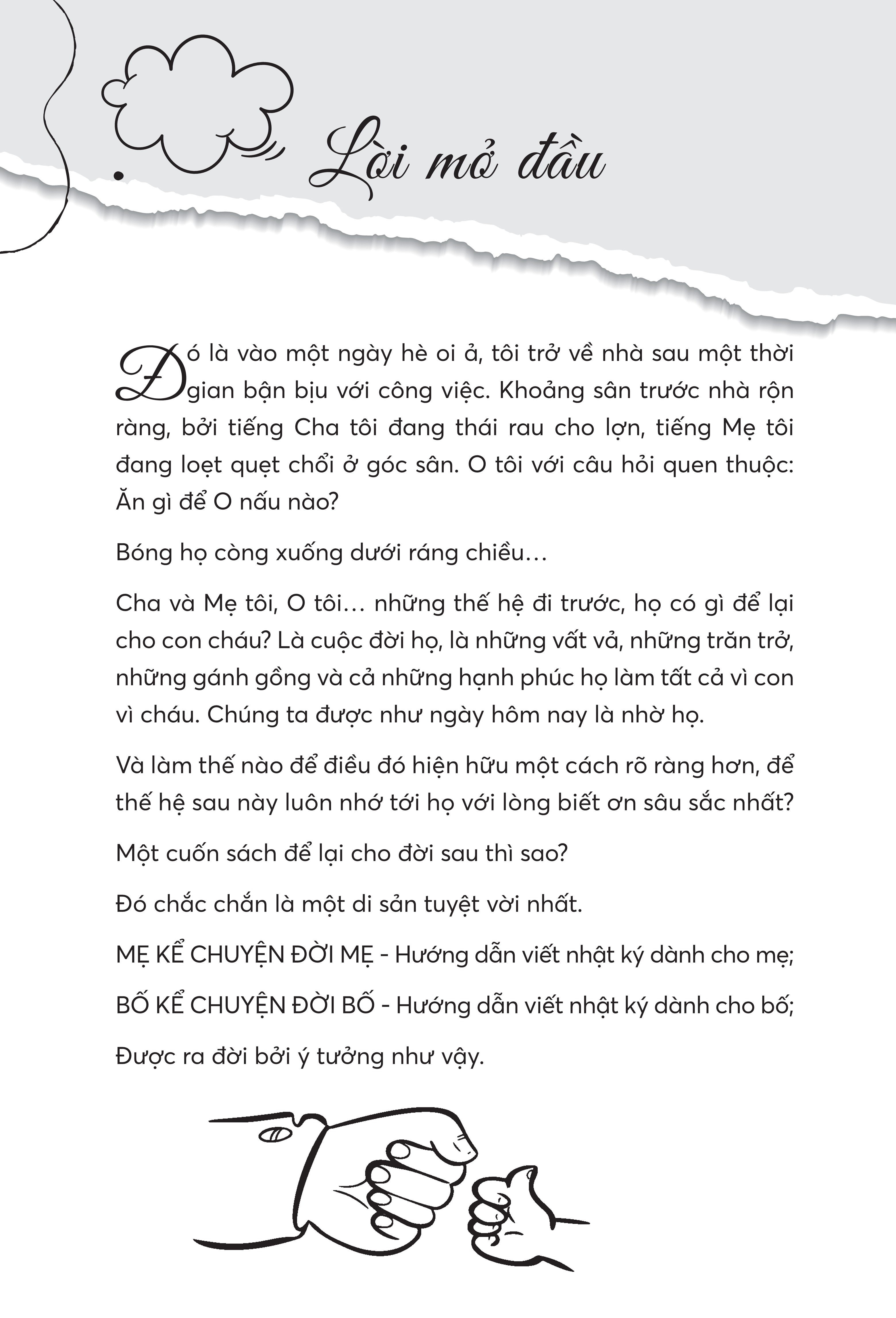 BỐ KỂ CHUYỆN ĐỜI BỐ