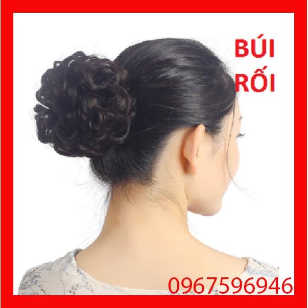 Búi rối dầy đẹp thời trang - búi tóc giả