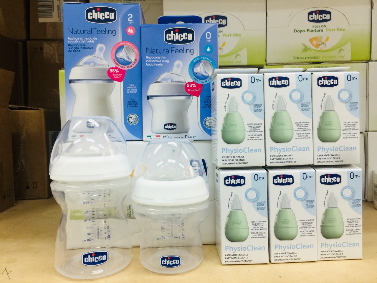 Bình sữa núm nghiêng Pisa Natural Feeling Chicco cho trẻ từ sơ sinh