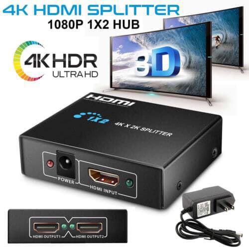 Bộ chia HDMI 1 ra 2 – HDMI Splitter 1x2 Full HD 1080 - Hàng chất lượng cao - Full Box