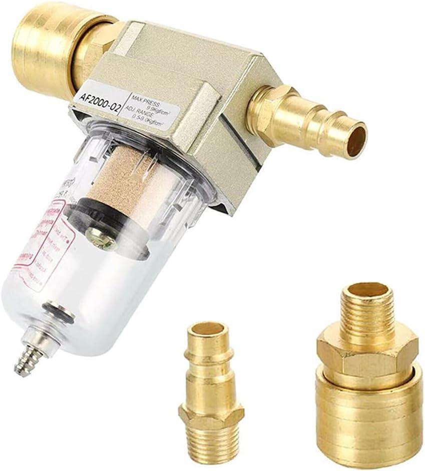 Lọc Khí Nén, Lọc Nước Khí Nén 1/4, Lọc Nước Tách Dầu Kết Nối Nhanh Cho Lọc Máy Nén