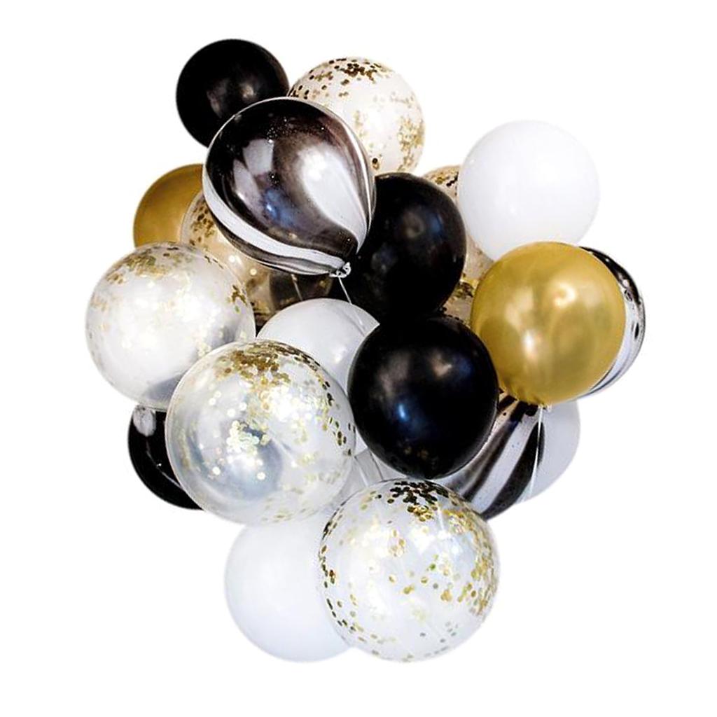 20 Bộ Set Agate Confetti Balloon Balloon Set Cho Tiệc Cưới 12 "