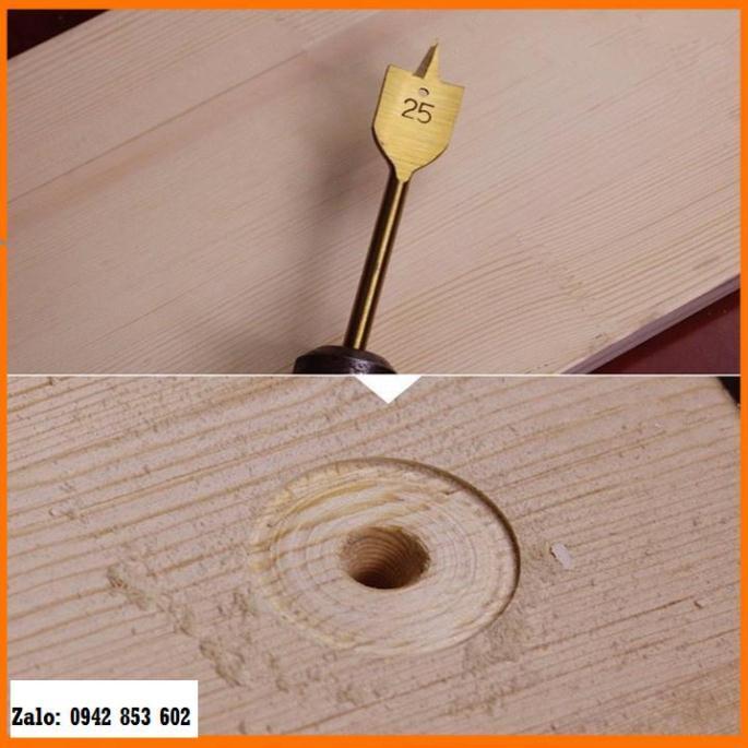 Bộ Khoét Lỗ Đuôi Cá 6 Cái Mạ Đồng - Bộ 6 Mũi Khoét Lỗ Gỗ Vinachi Chuyên Dùng Để Khoét Bản Lề Bật, Khoét Ổ Khóa Tủ.