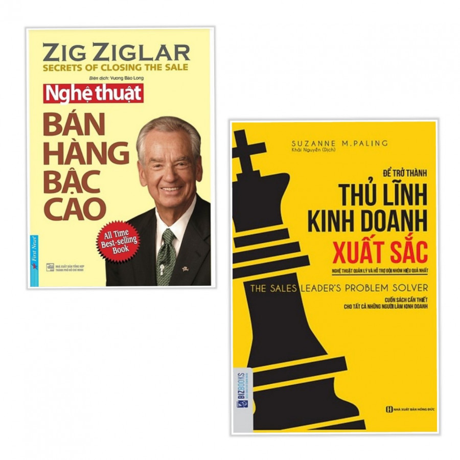 Combo sách kỹ năng làm việc hữu ích: Để Trở Thành Thủ Lĩnh Kinh Doanh Xuất Sắc + Nghệ Thuật Bán Hàng Bậc Cao