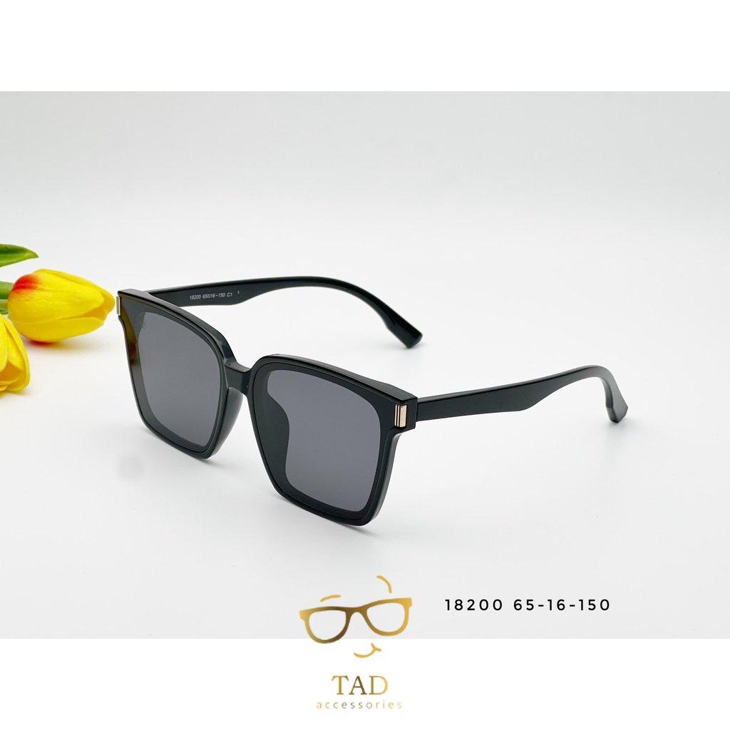 Kính mát nam nữ polazeid chống UV400 thiết kế mắt vuông dễ đeo màu sắc thời trang G 18200 TAD Accessories FS14 - Xanh mắt đen