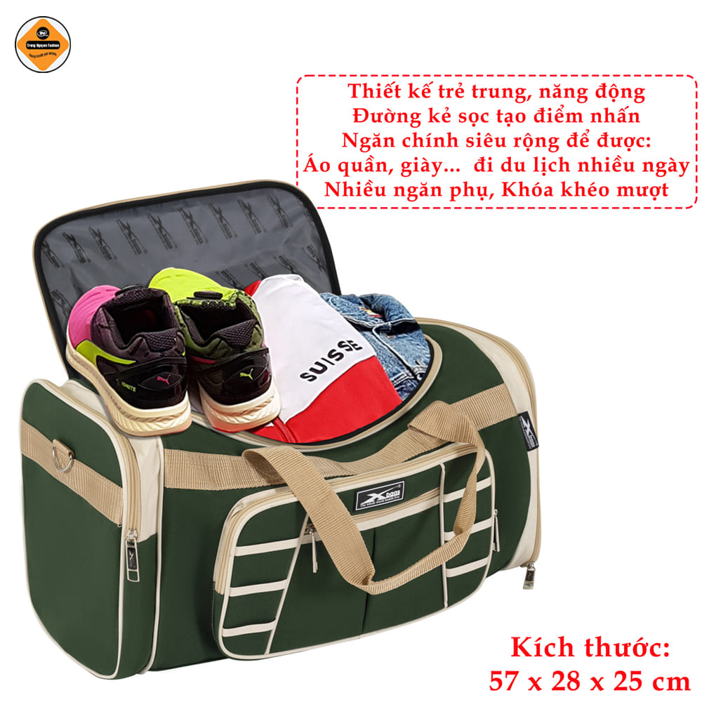 Túi Du Lịch Cao Cấp Xbags Stylish – Túi Du Lịch Có Ngăn Đựng Giày Riêng, Thiết Kế Đa Năng Năng Động Sang Trọng XB 6006!