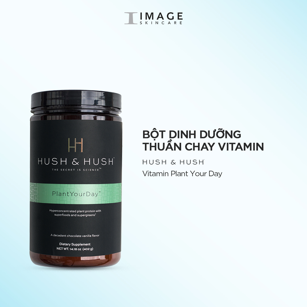 Bột Protein Thuần Chay Bổ Sung Vitamin Và Năng Lượng - Hush &amp; Hush Plant Your Day 402g