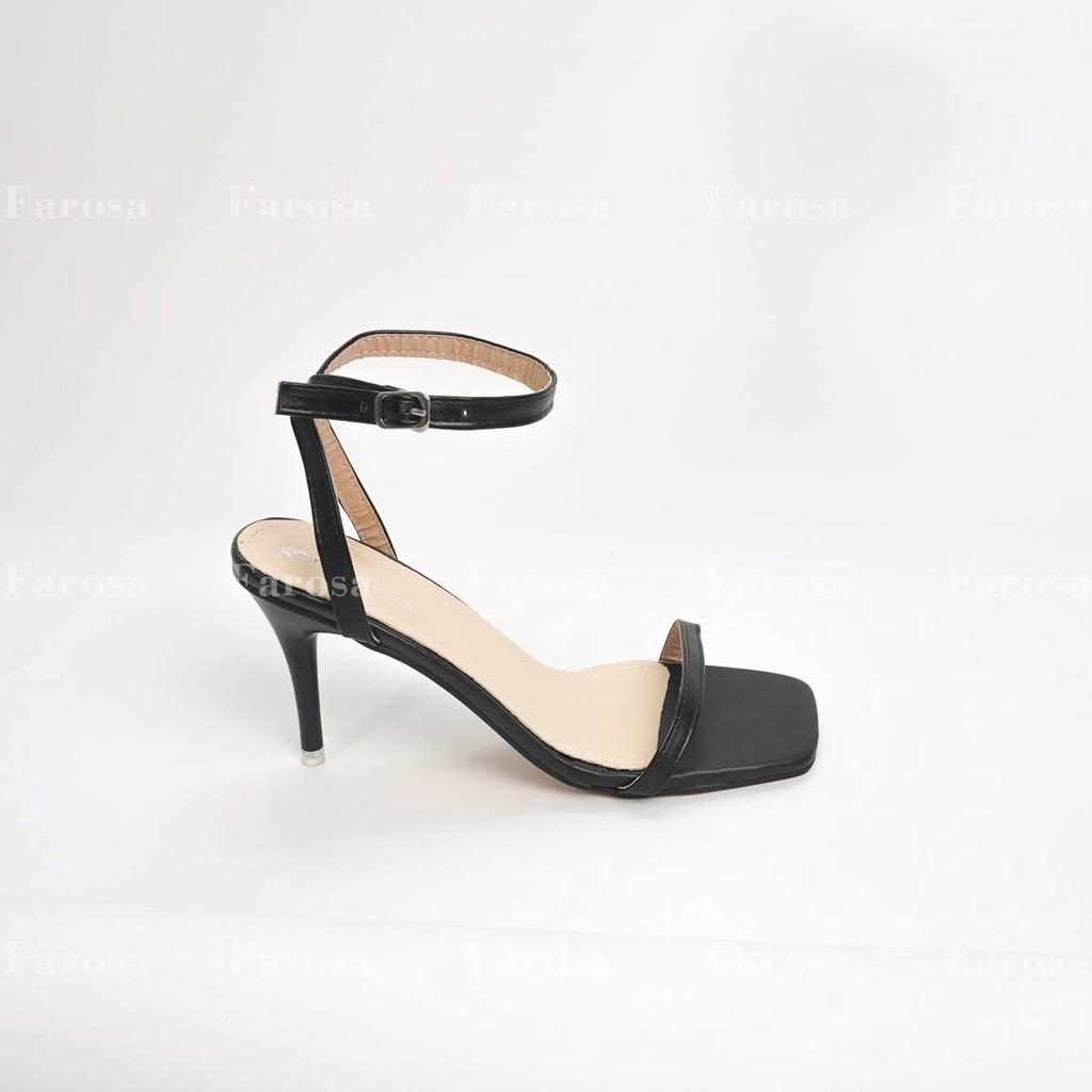 Giày sandal nữ cao gót 7cm quai mảnh FAROSA - V74 gót nhọn lên chân cực xinh
