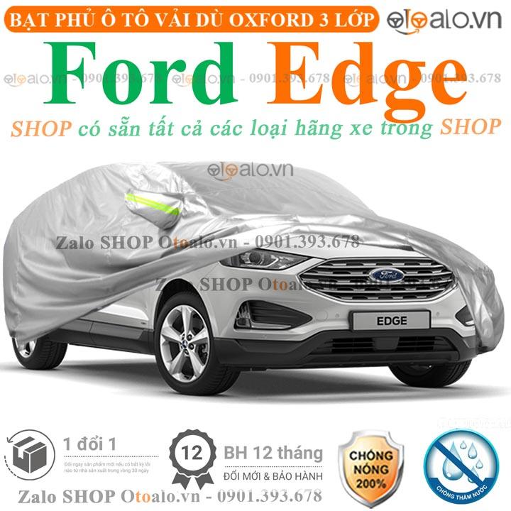 Bạt che phủ xe ô tô Ford Edge 3 lớp cao cấp