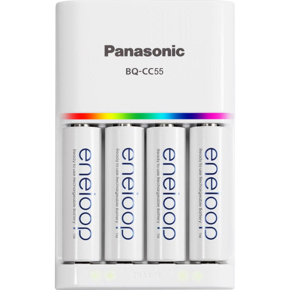 Bộ sạc nhanh và 4 viên Eneloop Panasonic 2000 mah - Hàng chính hãng