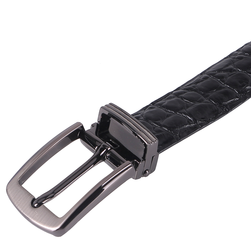 Dây thắt lưng nữ da cá sấu Huy Hoàng 2,5P màu đen, nâu đỏ, vàng bò, nâu đất HT5201-02-03-09