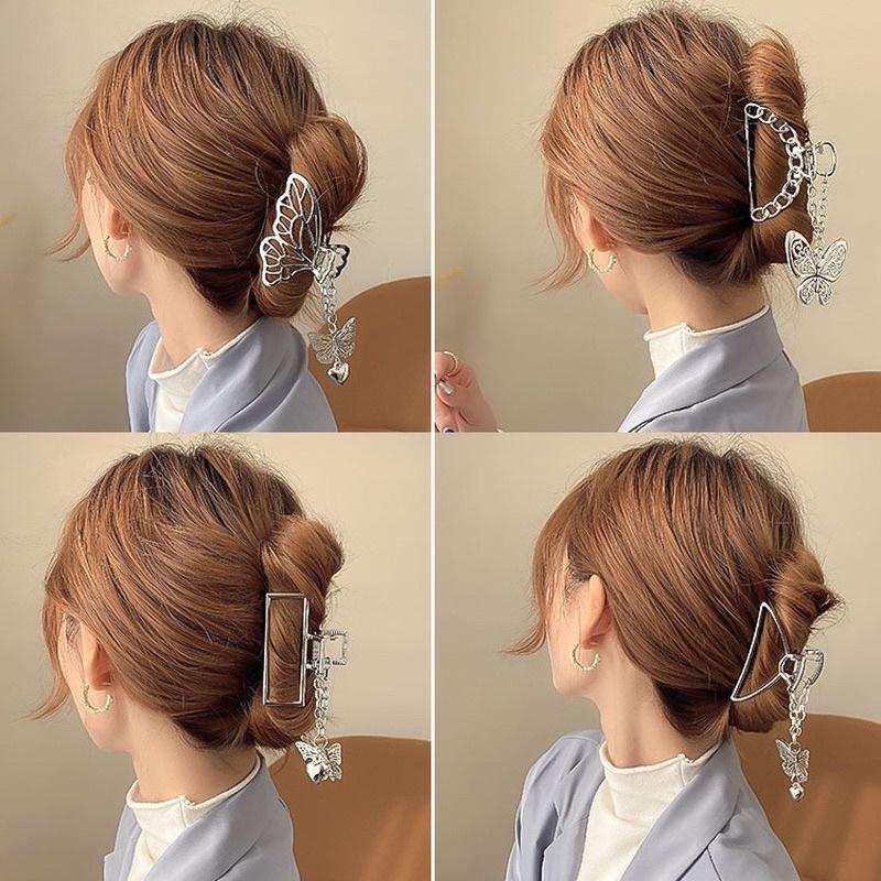 Kẹp tóc gắp tóc gấp tóc kim loại hot trend