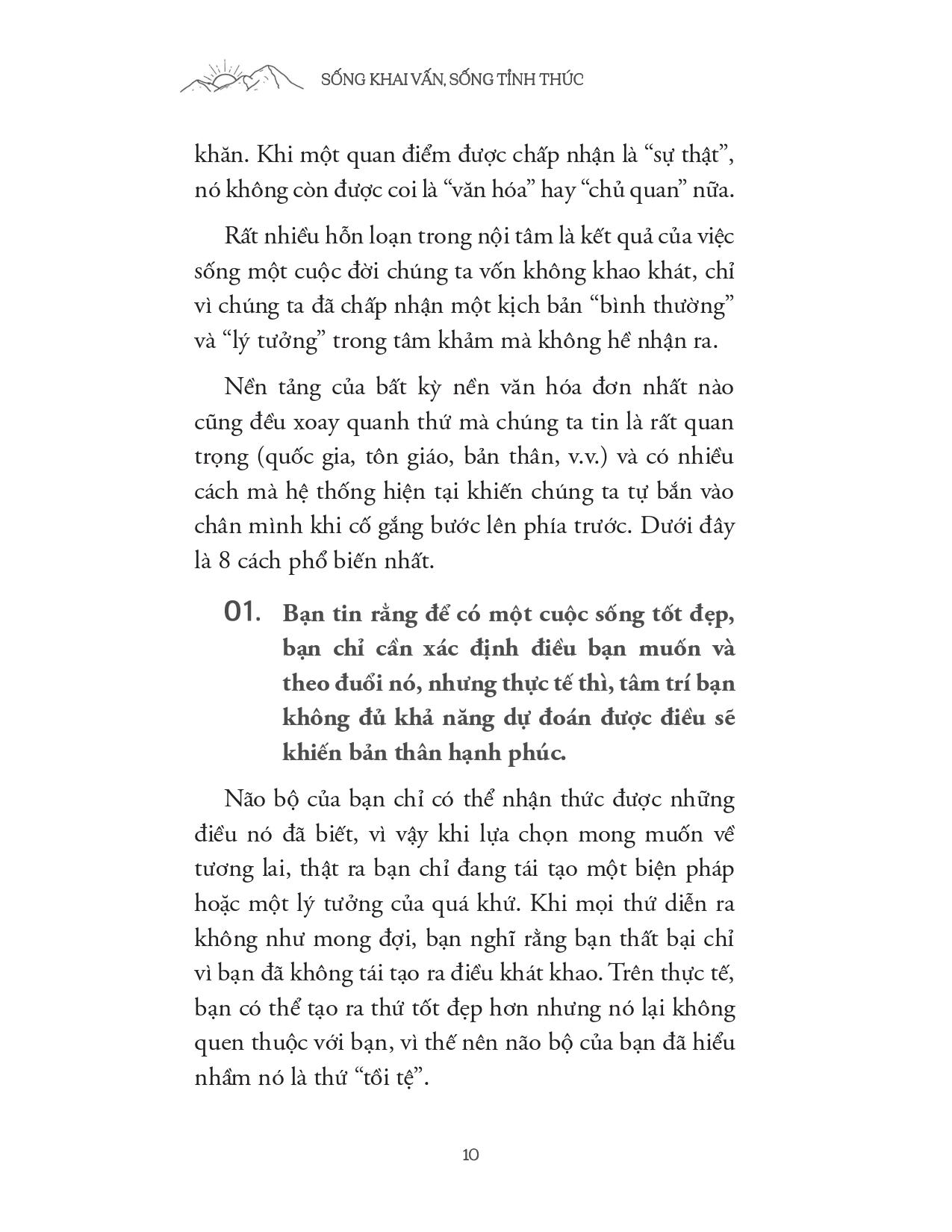 Sống Khai Vấn - Sống Tỉnh Thức