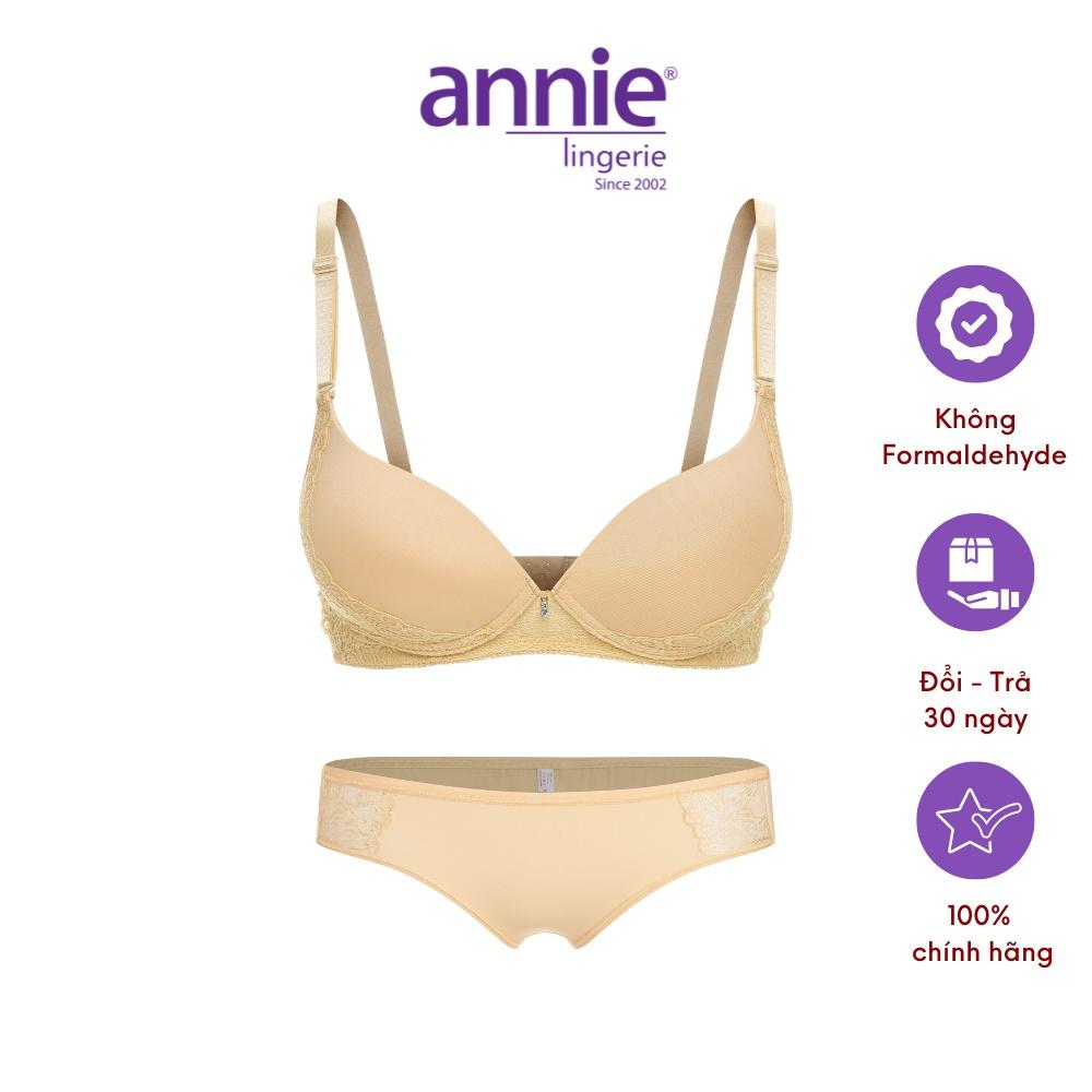 Bộ đồ lót Nữ Annie 8132 Đồng Bộ Chất Liệu Vô Cùng Mịn Màng, Mềm Mại Mang Đến Cảm Giác Nhẹ Nhàng Dễ Chịu