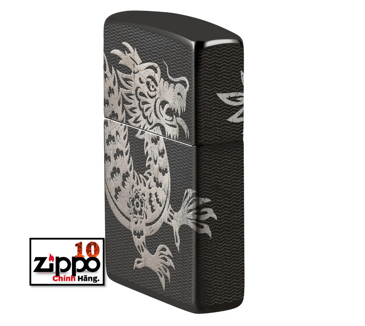 Bật lửa Zippo 46260 Lucky Dragon Design - Chính hãng 100%