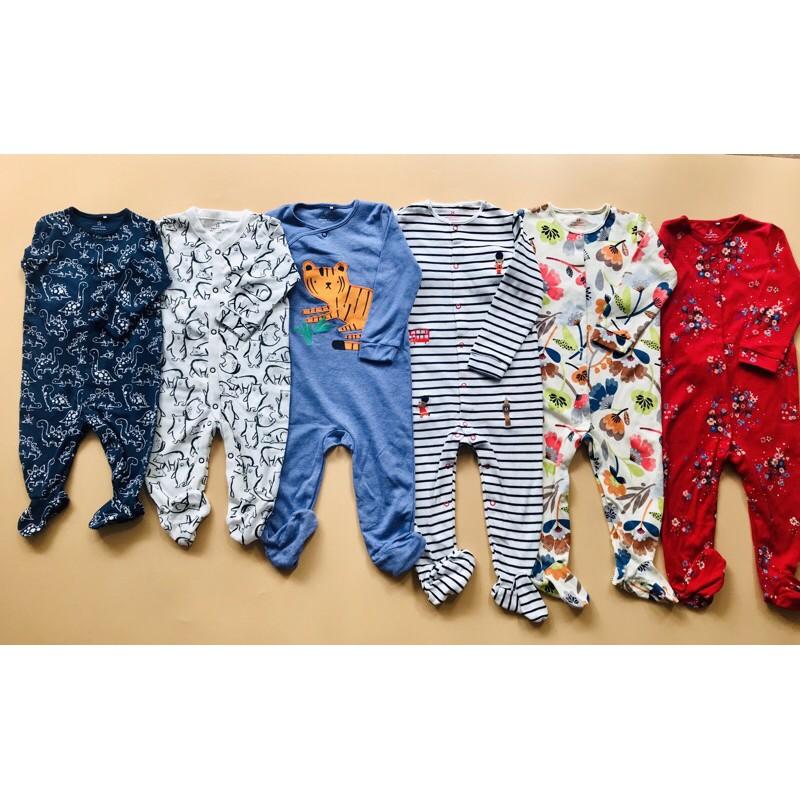 Body Trẻ Em Sleep Suit Dài Liền Vớ