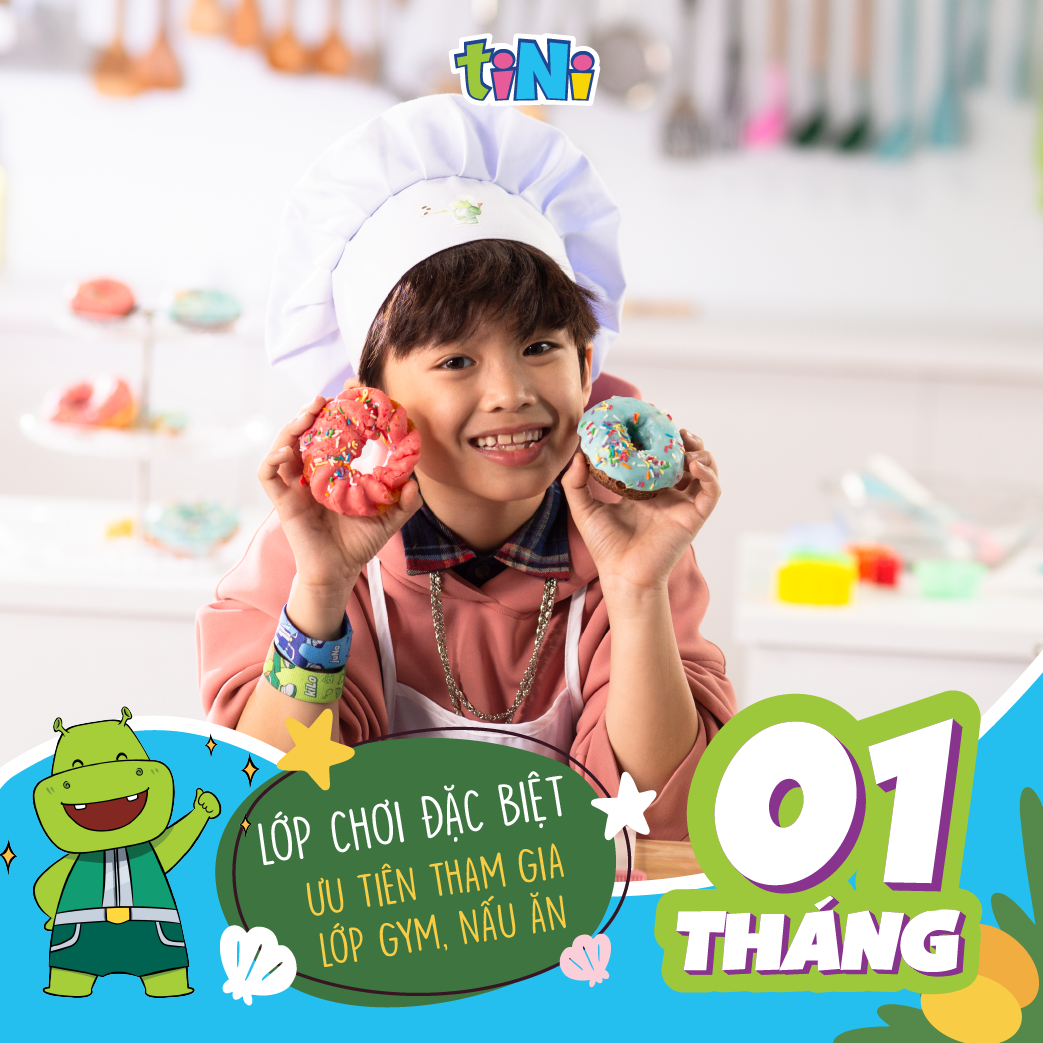 - Gói siêu vé điện tử vào cổng tiNiWorld VÀ tiNiPark vui chơi thả ga trong vòng 01 Tháng MGK01