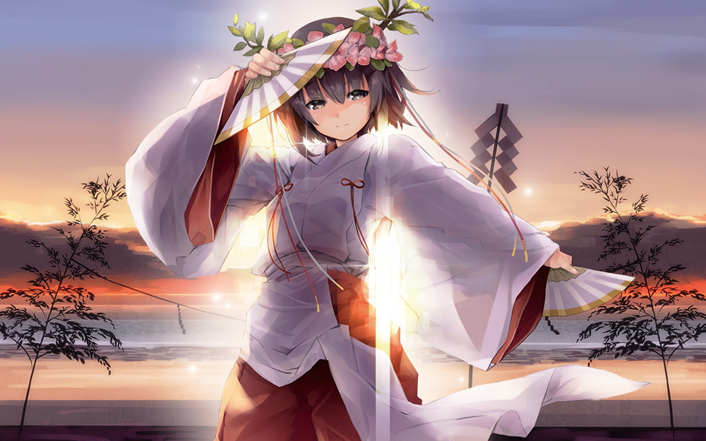 Poster A4 dán tường Anime, decal 21x30 trang trí có keo Yosuga No Sora Wallpapers .png