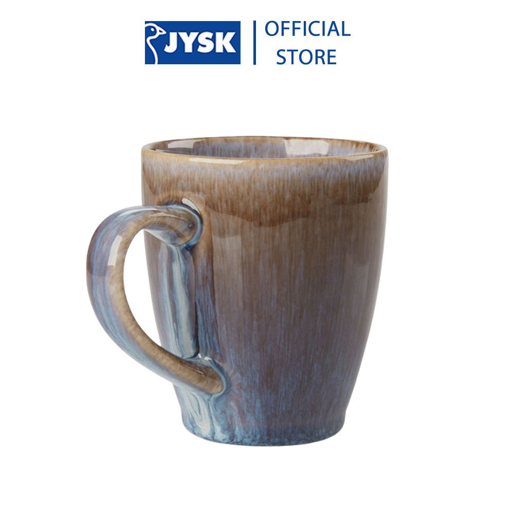 Cốc | JYSK Henning | gốm | xám | DK7xC9cm