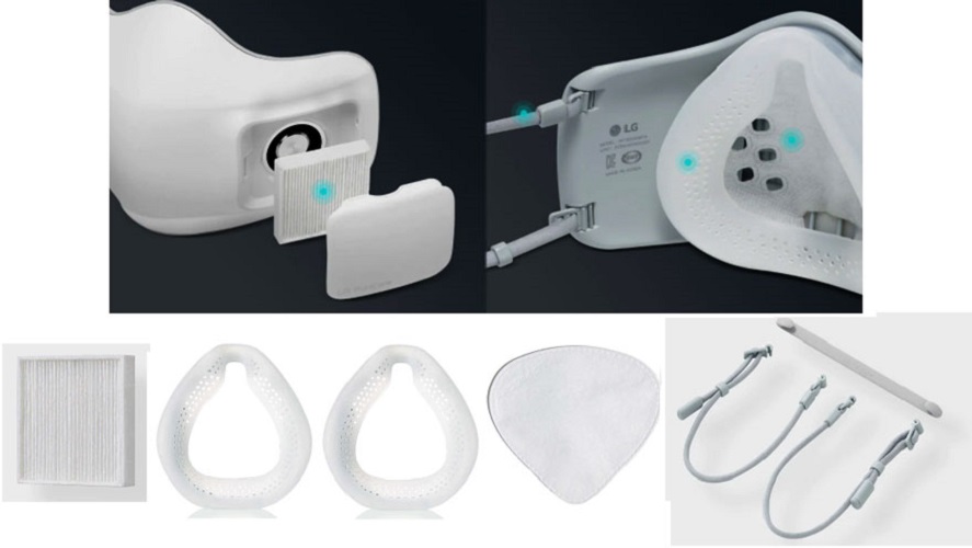 Khẩu trang lọc không khí LG PuriCare - Hàng chính hãng