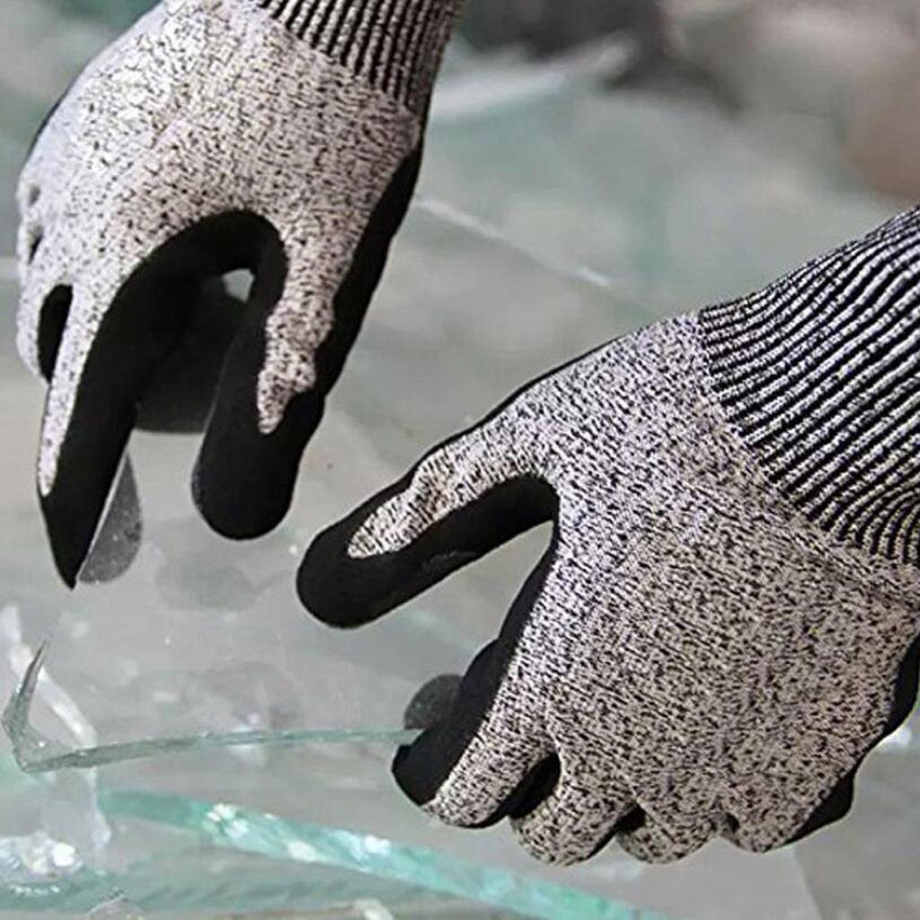 1 Pair of Cut Resistant Level 5 Safety HPPE Gloves Butcher Protective Worker