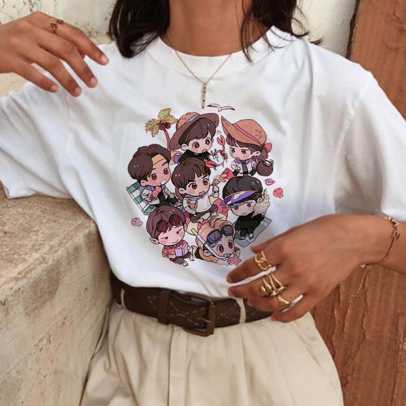 Áo phông Chibi BTS so cool - Áo ngắn tay mùa hè