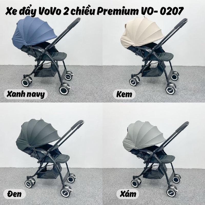 Xe đẩy Vovo 2 Chiều Premium Vo-0207 Bản Nâng Cấp Mới Nhất 2023